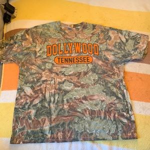 Dollywood Tennessee camo tie dyed t shirt 2XL